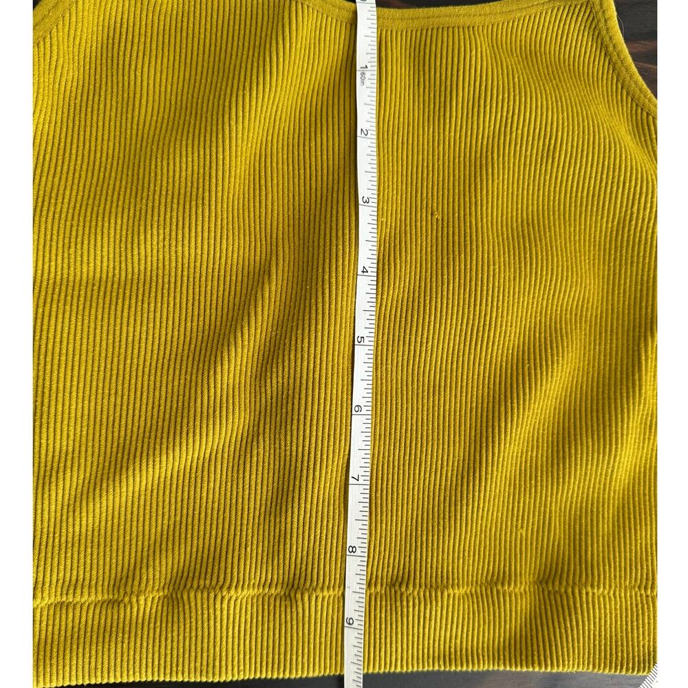 Zenana Ribbed High Neck Seamless Cropped Cami Tank Top - Picture 9 of 11